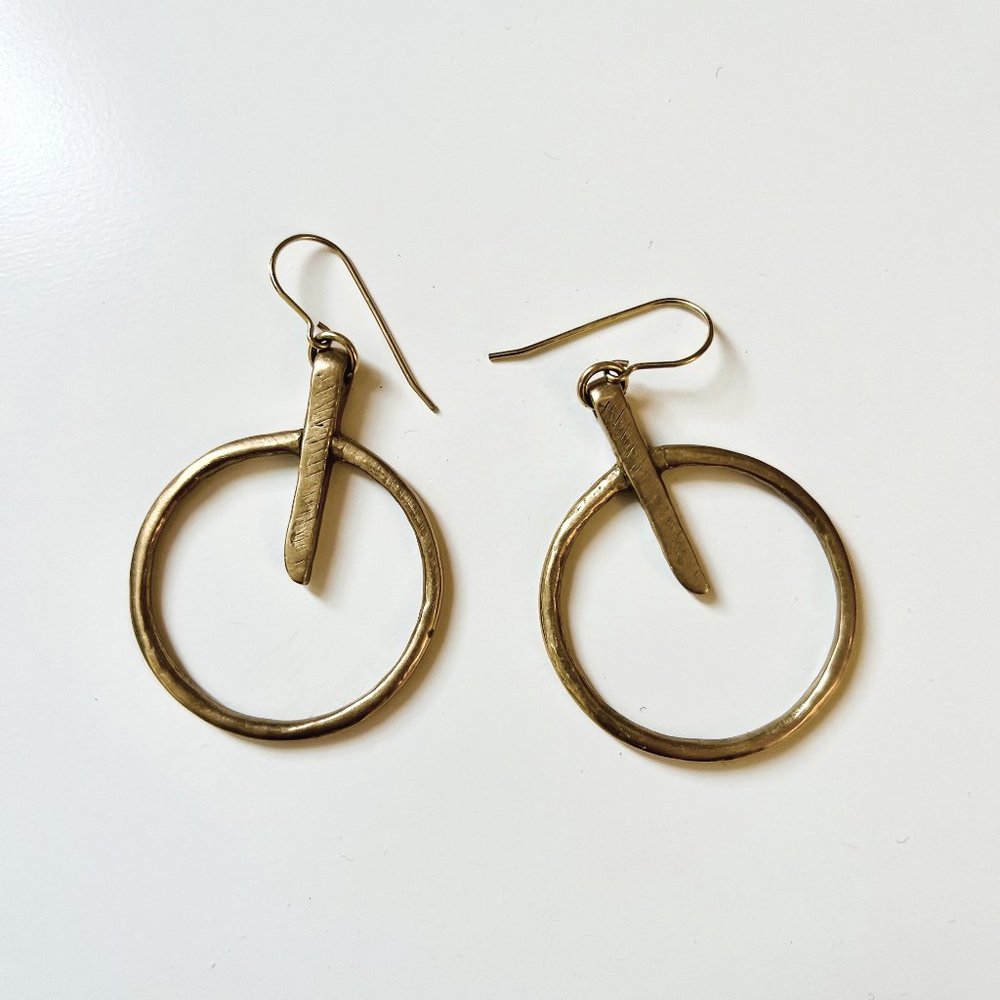 Marisa Mason Earrings (Bronze)